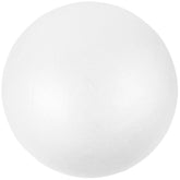 NUOBESTY 20cm White Foam Ball for Crafts Ball Sphere White Modelling Round Smooth Balls for Holiday Crafts Making and School Projects